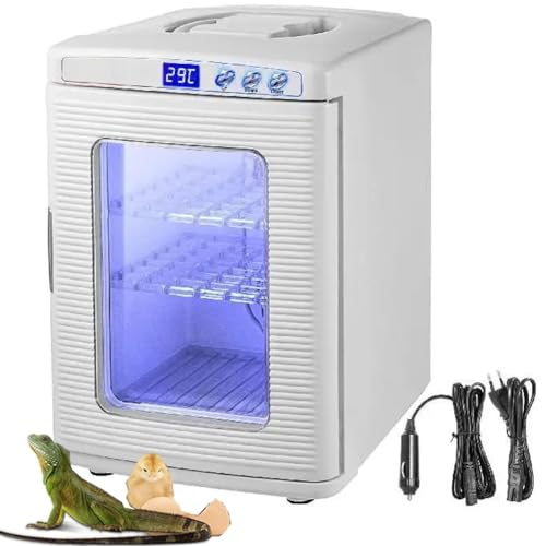 Incubatrice portatile per uova di rettili, scatola da cova per lucertola camaleonte, con termostato di raffreddamento e riscaldamento, attrezzatura per l'allevamento di tartarughe serpenti da