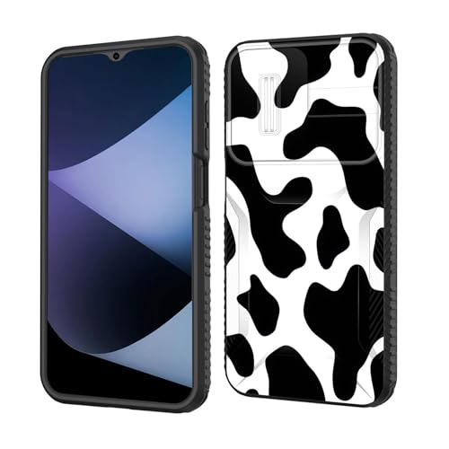 Coque Galaxy A15 5G antichoc imprimé vache avec protection objectif photo