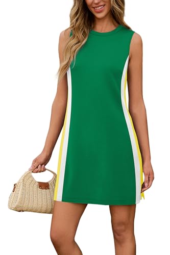 Image of Sampeel Dresses for Women 2025 Casual Summer Sundresses Sleeveless Tank Dress Fashion Outfits