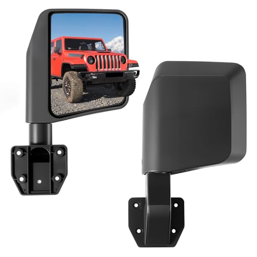 VEVOR Tube Door Side Mirrors, Jeep Wrangler CJ7 YJ TJ JK