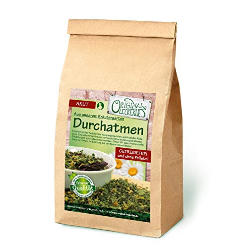 Original-Leckerlies: Durchatmen-Kräutermix 250g, getreidefreie, wohltuende Kräuter für Kaninchen und Nager, 100% Naturprodukt, Kaninchenfutter, Nagerfutter, Meerschweinchenfutter Cover