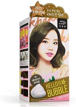 Miseenscene Hello Bubble Foam Color 7k Khaki Brown