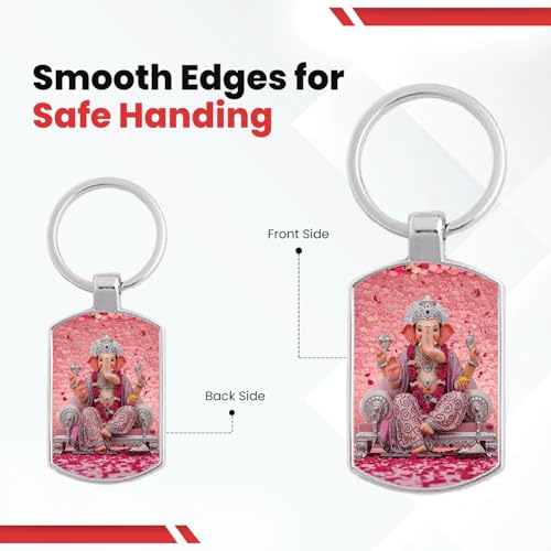 Image of Premium Printed Metal Keychain for Men & Women | High-Definition Artwork Print | Durable Key Ring for Car, Bike, Home & Office Keys | Stylish Decorative Key Holder Gift
