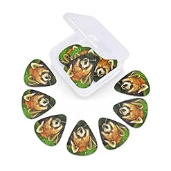 Lot de 12 médiators motif panda rouge pour guitare basse électrique et acoustique - Les Beatles, Paul McCartney, John Lennon, RIngo Starr, George Harrison Lot de 12 médiators motif panda rouge pour guitare basse électrique et acoustique – Image 6
