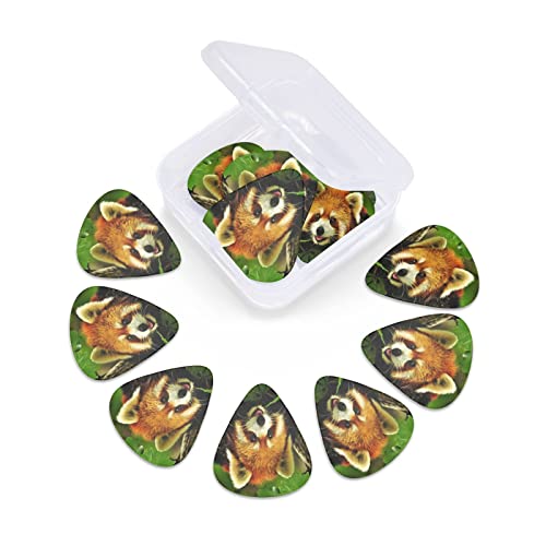 Lot de 12 médiators motif panda rouge pour guitare basse électrique et acoustique - Les Beatles, Paul McCartney, John Lennon, RIngo Starr, George Harrison Lot de 12 médiators motif panda rouge pour guitare basse électrique et acoustique – Image 7