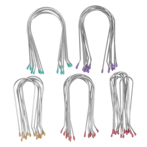 Pins à bigoudis chauffants métalliques pour stopper les rouleaux qui glissent