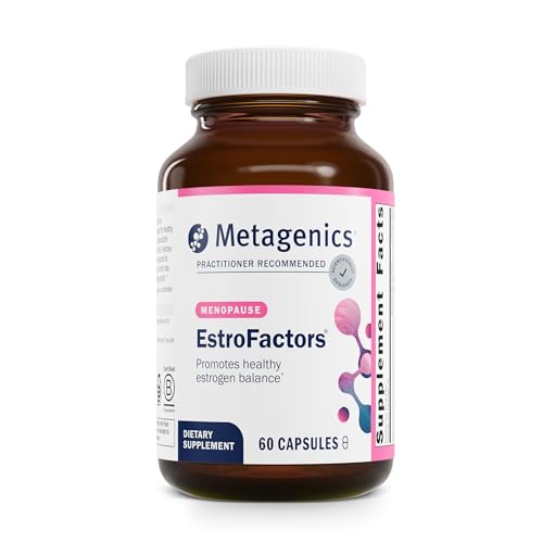 Metagenics EstroFactors - Estrogen Metabolism & Detox Support with Beta-Carotene, Curcumin & Phytonutrients - Supports Women's Health, Heart & Menopause Relief* - Non-GMO Gluten-Free - 60 Tablets