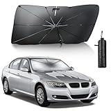 [2024 Upgrade] Twignet Windshield Sunshade Car Foldable, UV Ray Reflector Auto Front Window Sun Shade Visor Shield Shade,Keeps Vehicle Cool, Suitable Most Vehicles (57 in x 31 in)