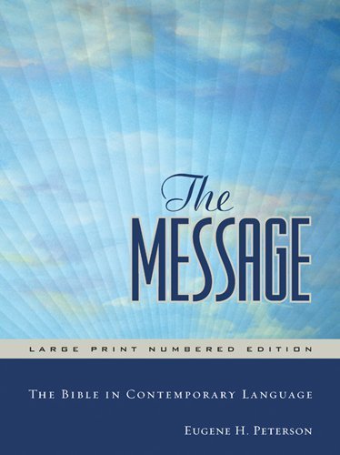 The Message Large Print Numbered Edition (2007-07-30)