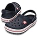 Crocs Unisex-Child Crocband Clogs (Little Kid/Big Kid), Navy/Red, 5 Big Kid