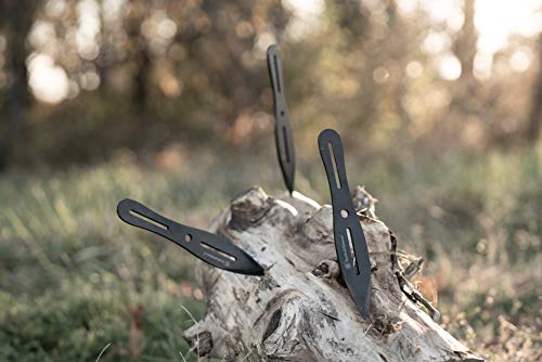 Smith & Wesson Swtk8Bcp Three 8In Stainless Steel Throwing Knives Set With Nylon Belt Sheath #TOP5