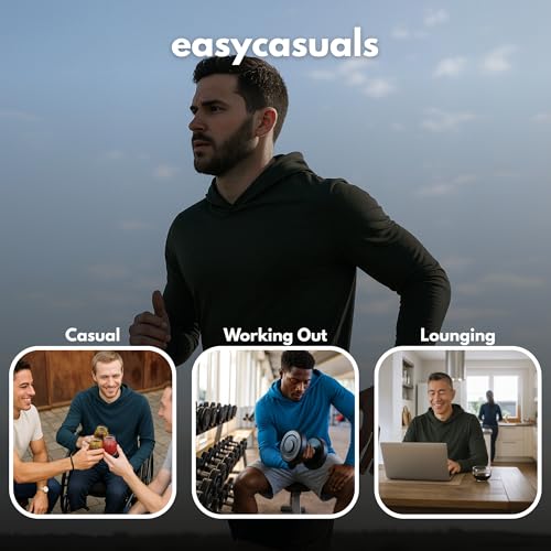 easy casuals Quick-Dry Athletic Lightweight Hoodie: Moisture-Wicking, Stretchable - Lightweight & Durable Performance Wear - Image 5