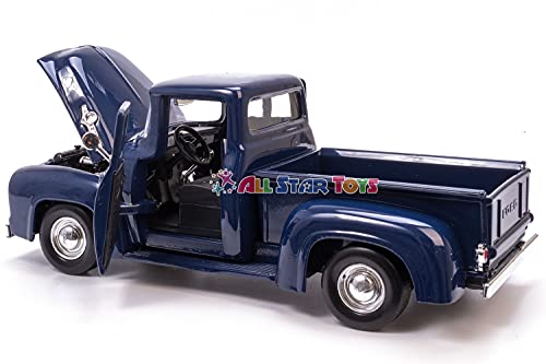 Imachine 1956 Ford F-100 Pickup Blue 1/24 #TOP4
