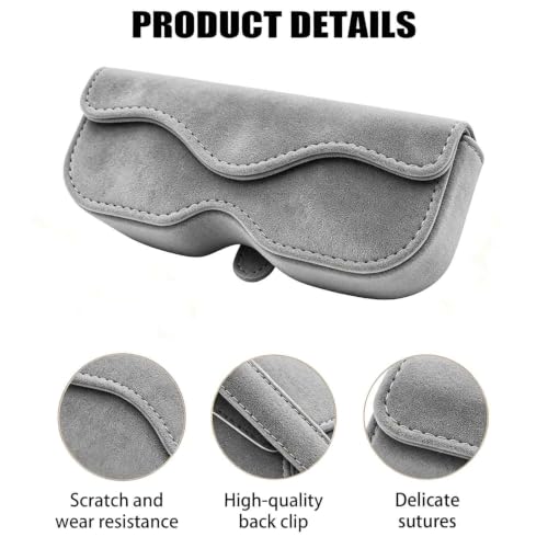 Image of 1 PCS Sunglass Holder for Car, Automotive Eyewear Storage Case, Compact Car Interior Accessories for Driving Convenience