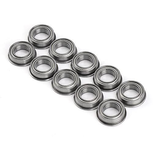 Qcwwy 10 Mini Rodamientos de Bolas de Acero Inoxidable MF106ZZ, Metal con Bridas Blindadas, Resistente Al Calor, con Alta Velocidad de Rotación, bajo Nivel de Ruido, para