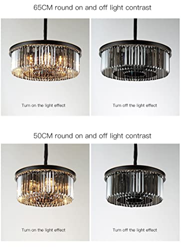 Modern LED chandelier suspension cristal salon salle à manger - 5