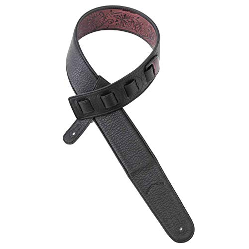 Walker & ‿Williams DLX-285 Sangle rembourrée pour guitare avec outil en relief Marron bordeaux - Les Beatles, Paul McCartney, John Lennon, RIngo Starr, George Harrison Walker & ‿Williams DLX-285 Sangle rembourrée pour guitare avec outil en relief Marron bordeaux – Image 6