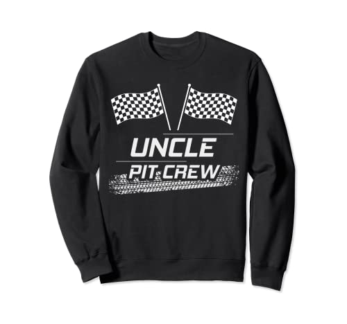 Racing Party Costume Funny Car Race Tee Uncle Pit Crew Sudadera