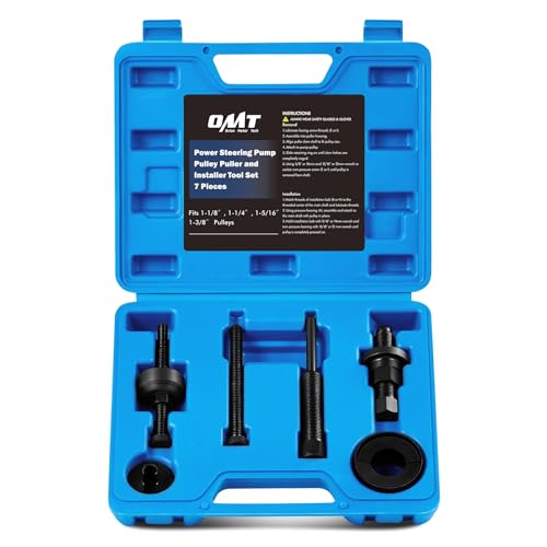 Orion Motor Tech Power Steering Pulley Tool Set for Ford, GM, and Chrysler Vehicles