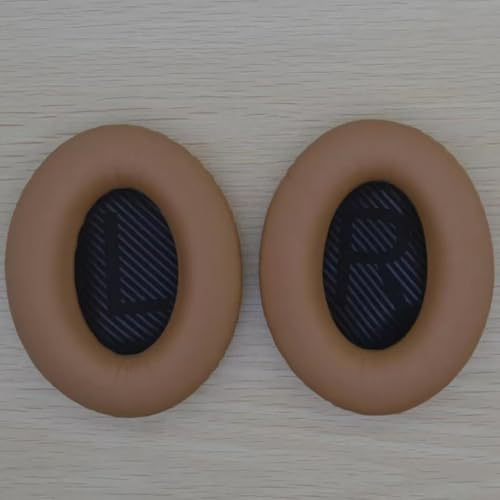 Replacement Earpads Cushions for Bose Quiet Comfort 35 Headphones, Ear Pads with Softer Faux PU Leather, Noise Isolation Foam, Added Thickness