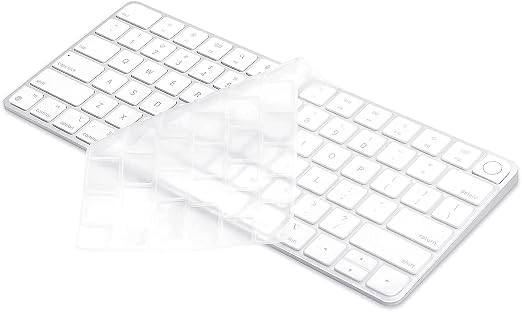 Keyboard Cover Skin for 2024-2021 Apple Magic Keyboard 3 with Touch ID A3118 A2449 Ultra Thin Silicone Keyboard Protector for iMac 24'' / Mac mini M4 M2 M1 Chip Keyboard Accessories-TPU-image-20