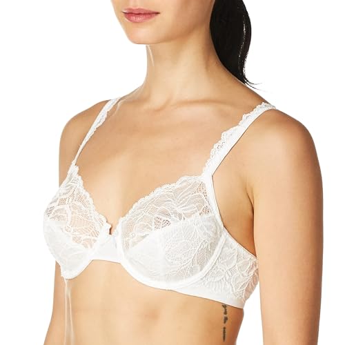 Image of Bali Women's Underwire Lace Bra, Lace Desire Sexy Plunging Bras for Women, Support, Most Comfortable, Full Coverage