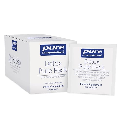 Pure Encapsulations Detox Pure Pack | Daily Packet With Metafolin L-5|MTHF | 30 Packets