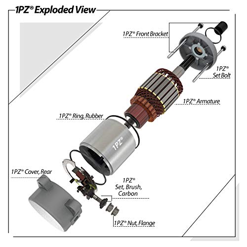 1PZ SP2-ST1 Starter Replacement for Honda Recon 250 TRX250TE FourTrax Recon ES TRX250EX Sportrax TRX250X 2001-2014 Replaces SMU0027, 31200HM8003, 31200-HM8-A41, SM13475, 41054005, 18336N