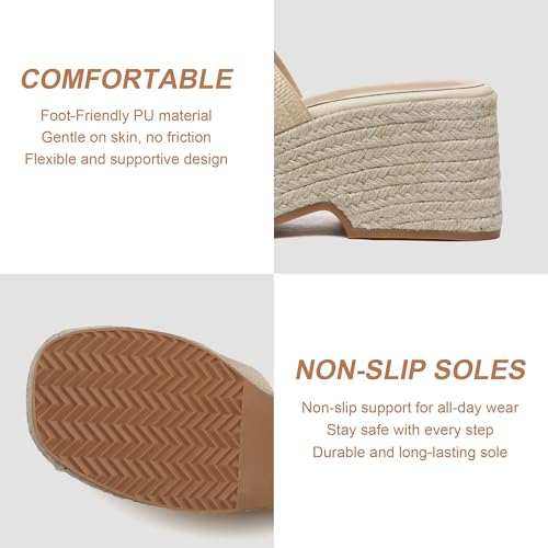 Platform Sandals Women with Chunky Sandals for Wedge Design Open Toe Beach Sandals4