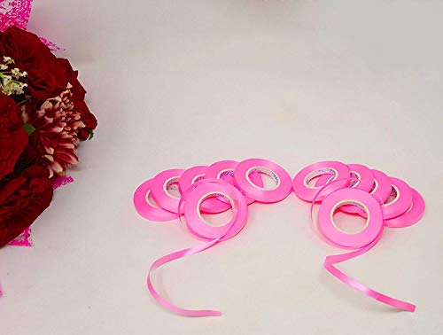 Image of Party Propz Curling Ribbons for Balloons - Pink (Pack 12)