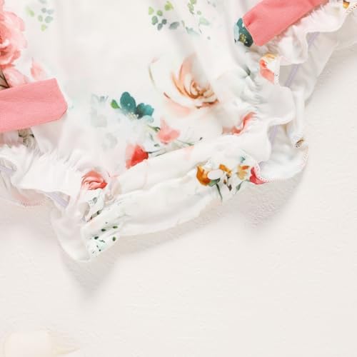 Image of GRNSHTS Baby Girl Birthday Cake Smash Outfit Toddler Girl My 1st Birthday Romper Tutu Skirt with Headband Clothes Set