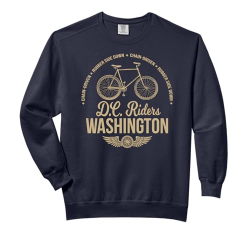 Washington DC Cycling Shirt Comfort Colors Adult Sweatshirt