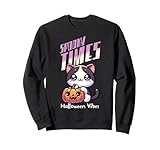 Photo Gallery spooky cat halloween vibes - simpatico gatto magico felpa Photo Gallery spooky cat halloween vibes - simpatico gatto magico felpa