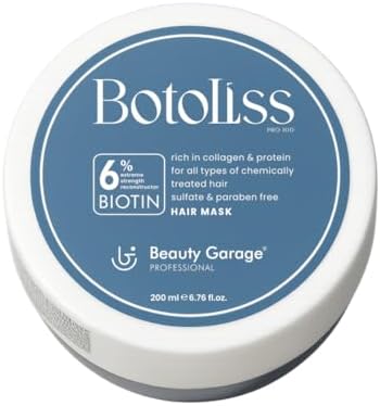 Botoliss Hair Mask for Damaged Hair | 200โฏml Hair Mask for Dry Hair with 6% Biotin, Protein & Collagen | Suitable For Chemicall Treated, Sulfate & Paraben-Free