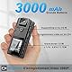 Hoestr 64 GB Körperkamera, 1296P HD Körperkamera (3000 mAh) mit Infrarot-Nachtsicht und 180° drehbarem Objektiv, Camcorder mit Audio und Video, ideal für Zivilen, Polizei