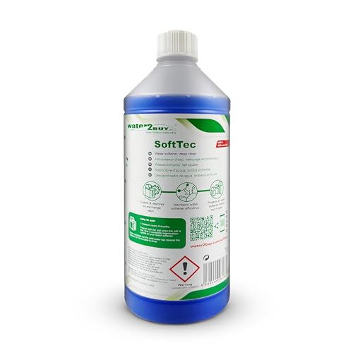 Water2BUY EASY SoftTec Resin Cleaner 1L Bottle | Water Softener Resin Cleaner for all water softeners