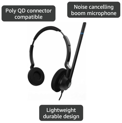 Image of V7 Wired Binaural QD Call Center Headset