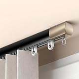 Asta per tenda regolabile per soffitto o parete, barra divisoria da 120 cm, per soggiorno, camera da letto o doccia, perfetta per decorare la casa