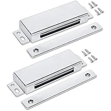 114 lbs Heavy Duty Stainless Steel Magnetic Catch Cabinet Metal Latch 2 Pack