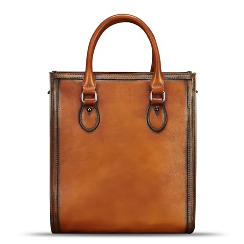 Genuine Leather Handbags and Purses for Women Vintage Handmade Shoulder Bag Cowhide Tote Bag Satchel3