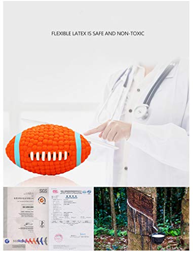 Lifecom Squeaky Dog Toy, Latex Floating Dog Ball Toy For Interactive Chew&Fetch (Small) #TOP4
