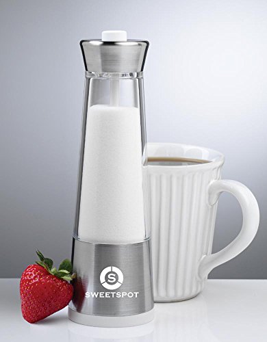 SweetSpot Sugar Dispenser, Sugar Pourer, Automatic Sugar Shaker, Portion Control Sugar Jar, dispensador de azucar
