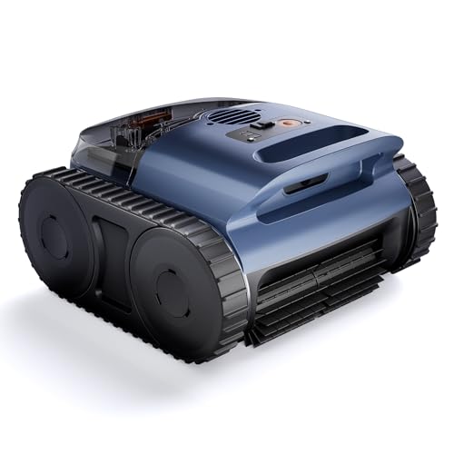 Seauto SAT 25 Pool Cleaner Pool Vaccum for Inground Pools AI Sonar Smart Navigation Max 180-Mins Battery Life