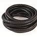 JT&T Products (4305F) - 3/8" Diameter, Flex-Guard Convoluted Tubing, Split Seam, Black - 10 Ft. Cut