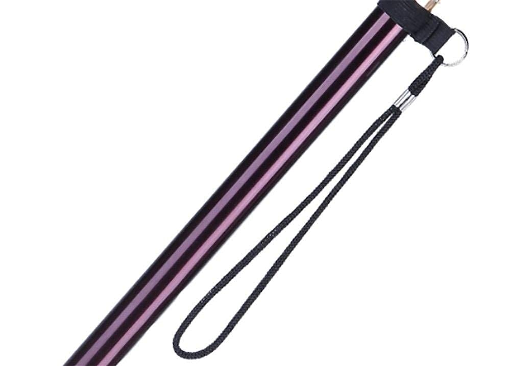Affidati a Camminare Camminatore per Anziani Rollator Stampelle in Alluminio Torcia a LED per stampelle Pieghevole in Alluminio Multifunzionale Anziani con Illuminazione Sicuro Comodo Anniversario