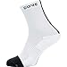 GORE WEAR M Calcetines unisex, Talla: 44-46, Color: blanco/negro