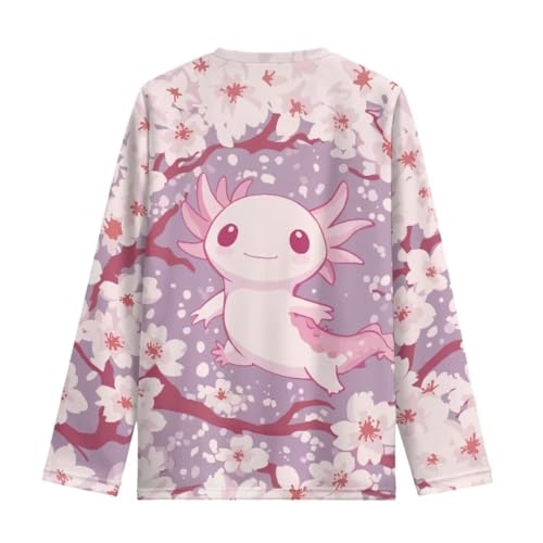 Image of Long Sleeve Shirts for Girls Winter Tops 3-16t Cartoon T Shirts for Fall Clothes
