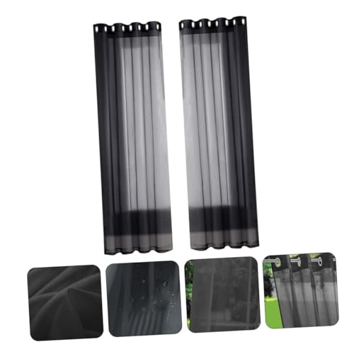 Rideaux de patio imperméables pour stopper le vis-à-vis et tamiser la lumière