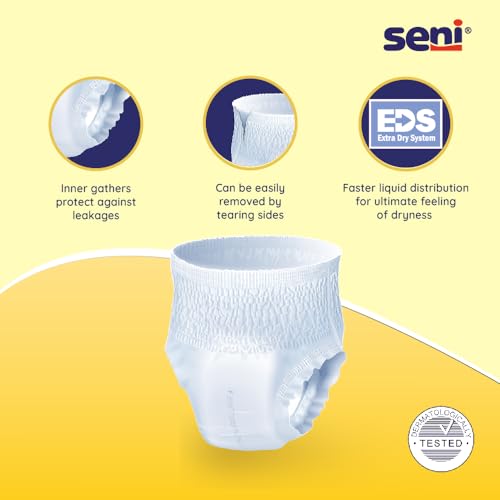 Seni Active Normal Adult Pull Ups - 10 Pieces (Small)