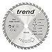 Price comparison product image Trend Wood Circular Saw Blade, 184mm Diameter, 16mm Bore, 40 Teeth, 2.6mm Kerf, +10° Hook, TCT, Fine Finish, CSB/18440